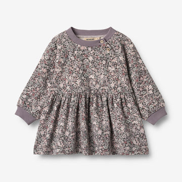 Wheat Main Jersey Kjole Dorthea Dress 9565 purple stone flowers