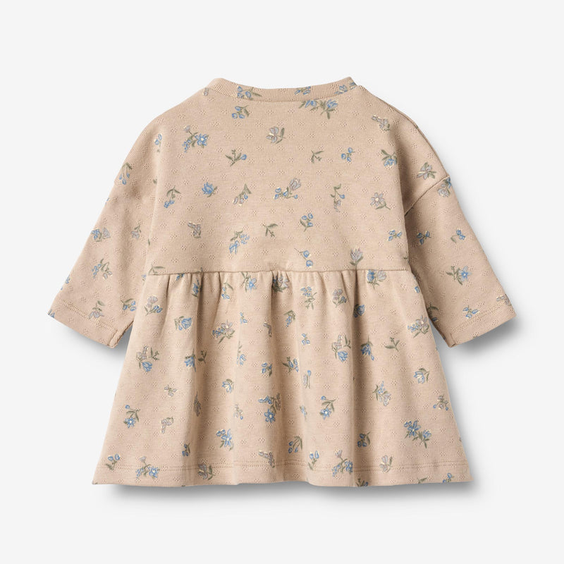Wheat Main Jersey Kjole Emmy Dress 9573 warm sand flowers