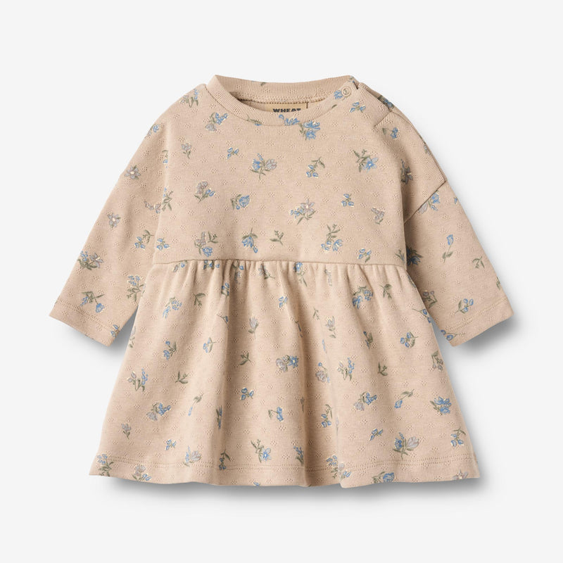 Wheat Main Jersey Kjole Emmy Dress 9573 warm sand flowers