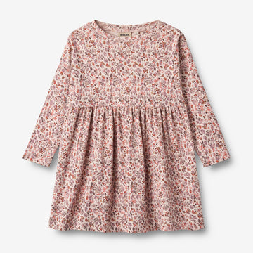Wheat Main Jersey Kjole Emmy Dresses 1169 pale rose flowers