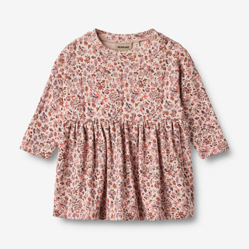 Wheat Main Jersey Kjole Emmy Dresses 1169 pale rose flowers