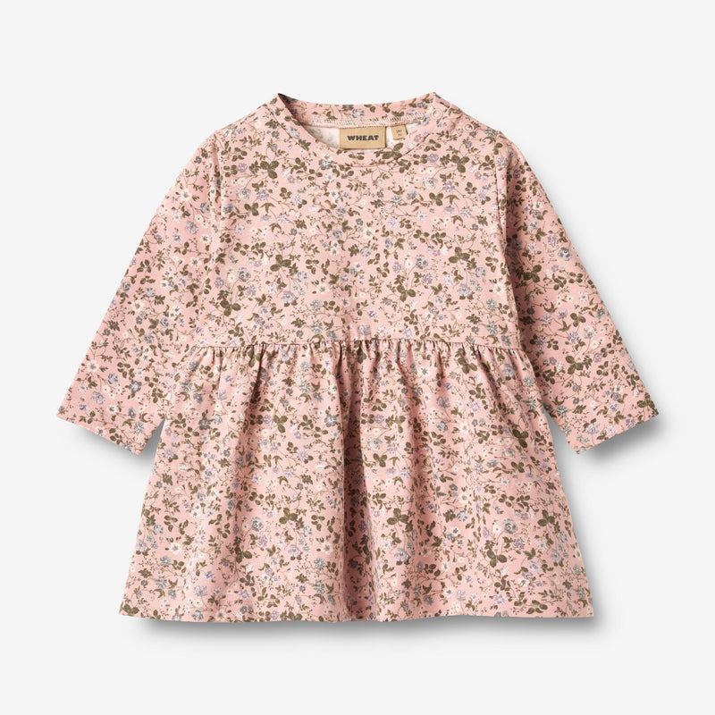 Wheat Main Jersey Kjole Sessa Dress 9536 rose powder flowers