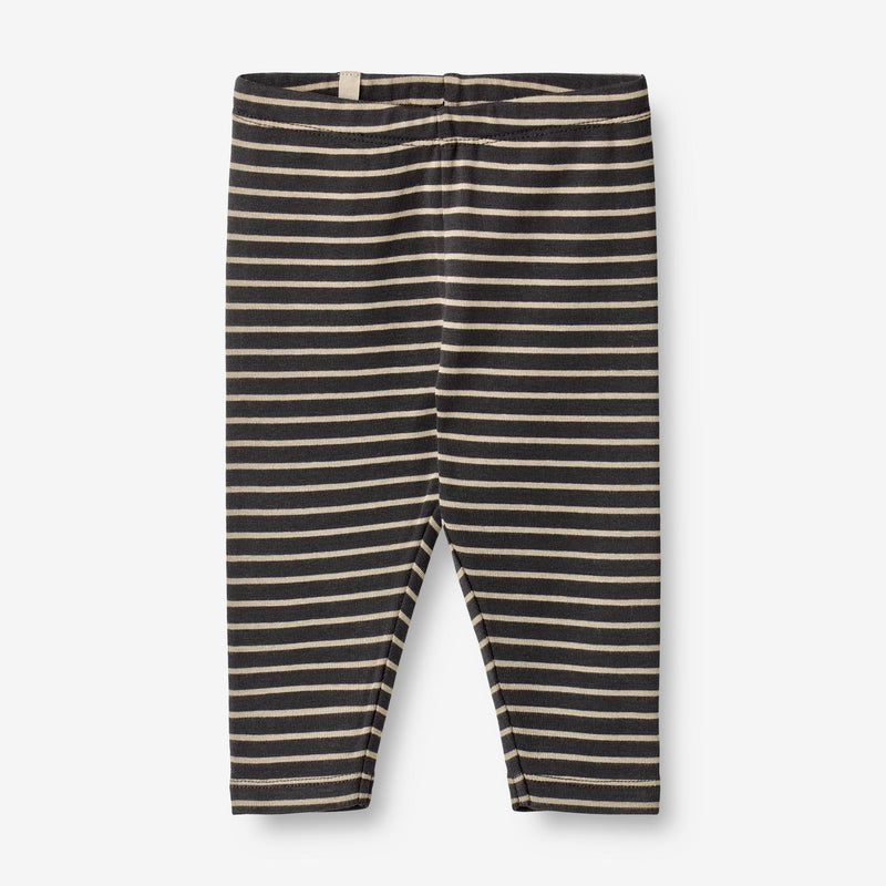 Wheat Main  Jersey Bukser Silas | Baby Leggings 1433 navy stripe