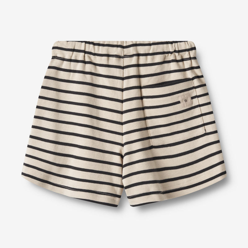 Wheat Main   Jersey Shorts Kalle Shorts 1433 navy stripe