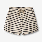 Wheat Main   Jersey Shorts Kalle Shorts 1433 navy stripe