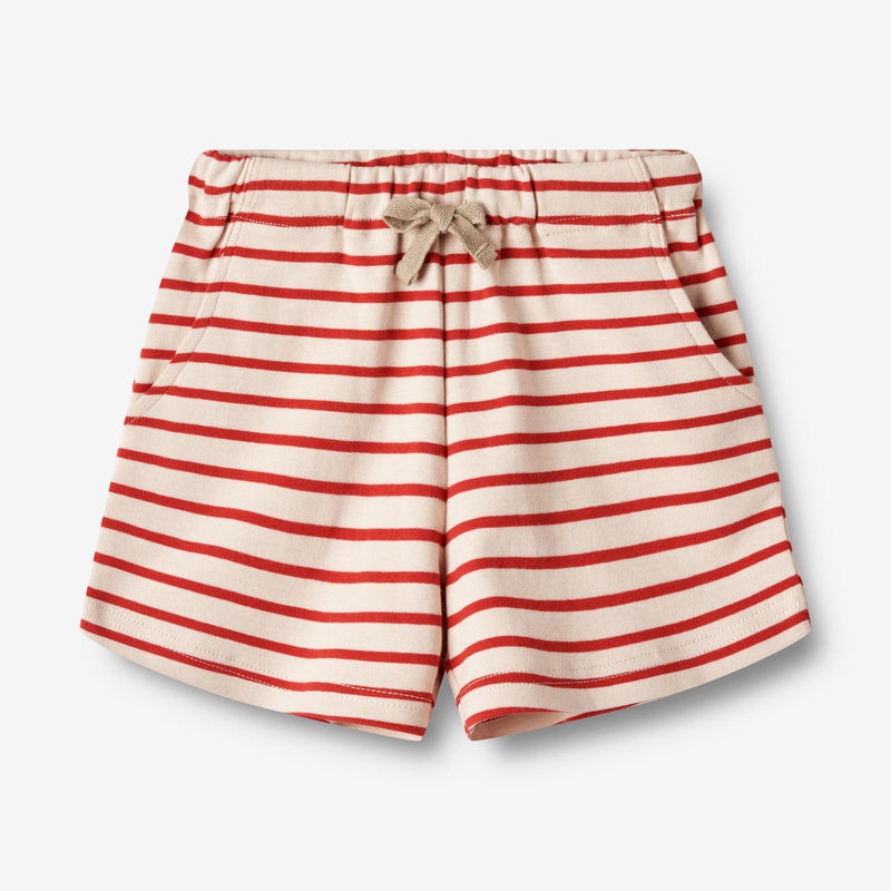 Wheat Main   Jersey Shorts Kalle Shorts 2078 red stripe