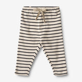 Wheat Main   Jersey bukser Manfred Trousers 1433 navy stripe