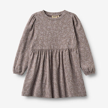 Wheat Main Jerseykjole Eliane Dress 9768 purple plum paisley