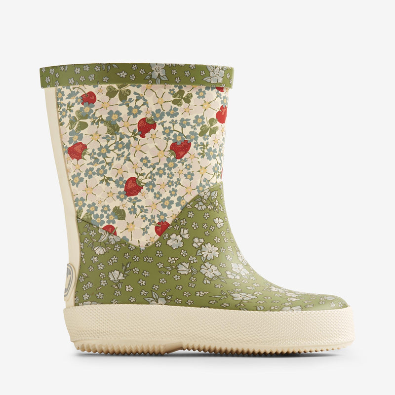 Wheat Footwear   Juno Gummistøvle Rubber Boots 4150 green flowers