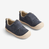 Wheat Footwear Kei Velcro Sko | Baby Prewalkers 1432 navy