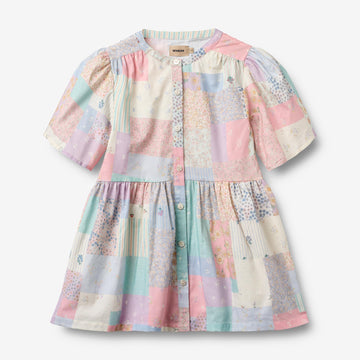 Wheat Main Kjole Annabell Dress 9618 patchwork flowers