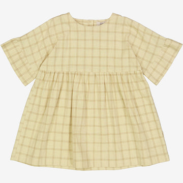 Wheat Main  Kjole Elena Dresses 9108 buttermilk check