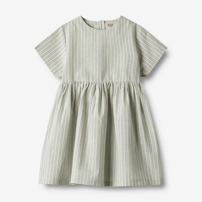 Wheat Main   Kjole Esmaralda Dresses 4109 aquablue stripe