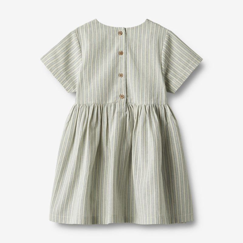 Wheat Main   Kjole Esmaralda Dresses 4109 aquablue stripe