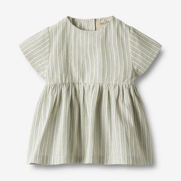 Wheat Main   Kjole Esmaralda Dresses 4109 aquablue stripe