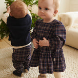 Wheat Main Kjole Fanny Dresses 1437 navy check