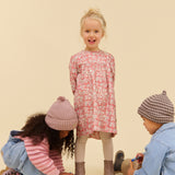 Wheat Main Kjole Fenja Dress 9746 raspberry flowers