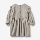 Wheat Main Kjole Gro Dress 0104 greybrown check