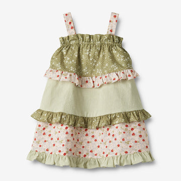 Wheat Main   Kjole Leah Dresses 4146 green mix