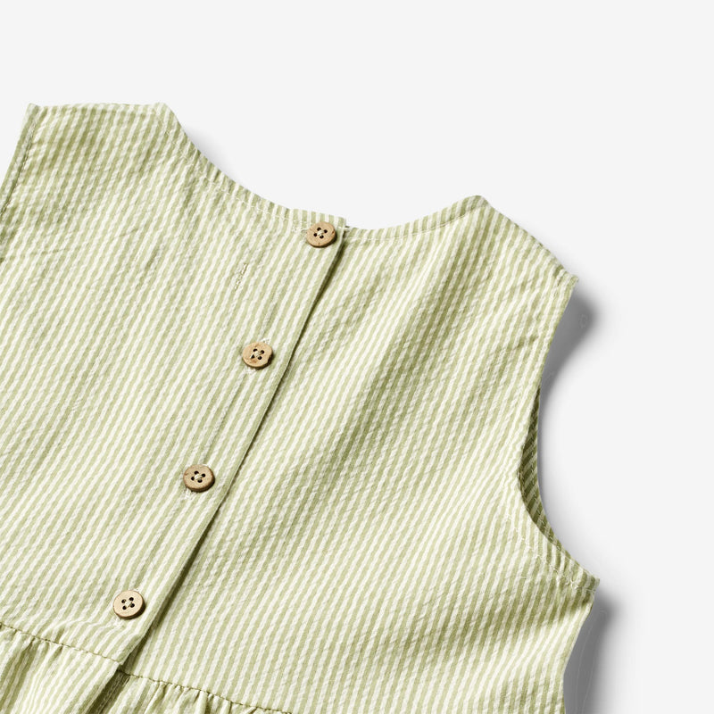 Wheat Main   Kjole Luise Dresses 4142 green stripe