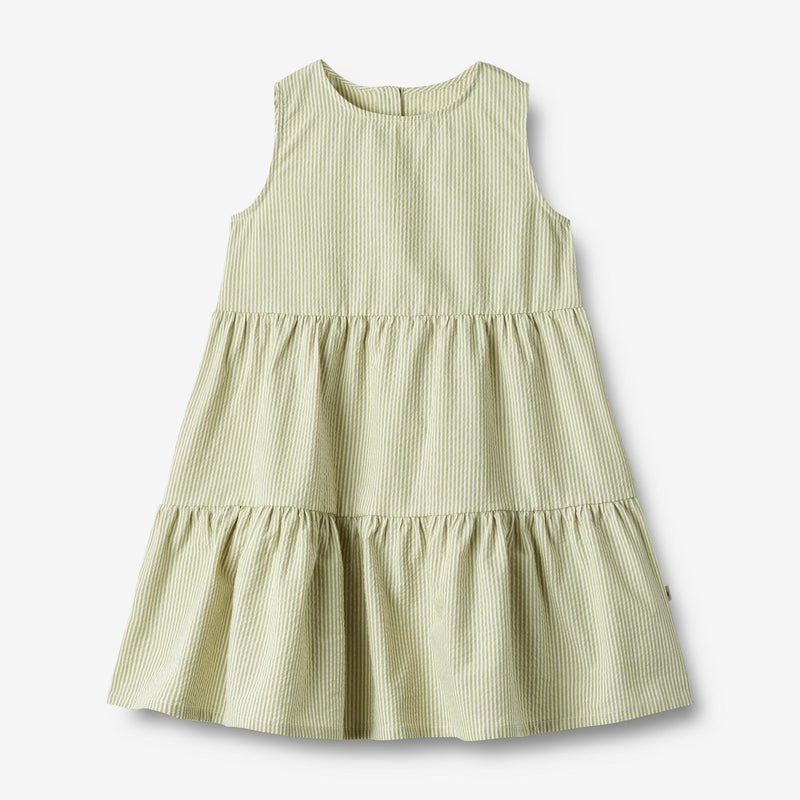 Wheat Main   Kjole Luise Dresses 4142 green stripe