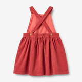 Wheat Main Kjole Pinafore Agnes Dress 1037 raspberry