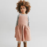 Wheat Main Kjole Pinafore Agnes Dress 2487 rose powder