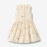 Wheat Main Kjole Thelma Dress 9644 ivory embroidery flowers