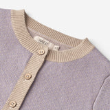 Wheat Main  Strik Cardigan Elga Knitted Tops 1345 lavender beige