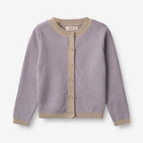 Wheat Main  Strik Cardigan Elga Knitted Tops 1345 lavender beige