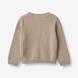 Wheat Main  Strik Cardigan Magnella Knitted Tops 3231 soft beige