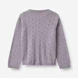 Wheat Main  Strik Cardigan Maia Knitted Tops 1346 lavender