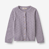 Wheat Strik Cardigan Maia Knitted Tops 1346 lavender