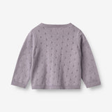 Wheat Main  Strik Cardigan Maia | Baby Knitted Tops 1346 lavender