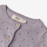 Wheat Main  Strik Cardigan Maia | Baby Knitted Tops 1346 lavender