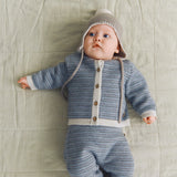 Wheat Main Knit Cardigan Nico Cardigan 9948 bluey