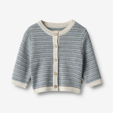 Wheat Main Knit Cardigan Nico Cardigan 9948 bluey