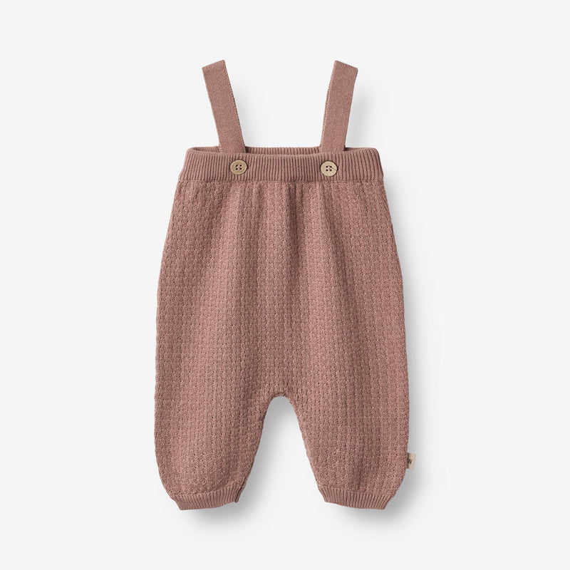 Wheat Main  Strik Buksedragt Sinna | Baby Suit 1349 lavender rose