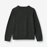 Wheat Strik Pullover Benja Knitted Tops 0025 black coal