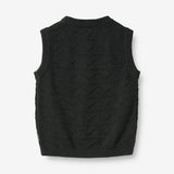 Wheat Main  Strik Vest Bobby Knitted Tops 1432 navy