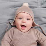Wheat Main Knit Wraparound Cleo Cardigan 9711 grey moon