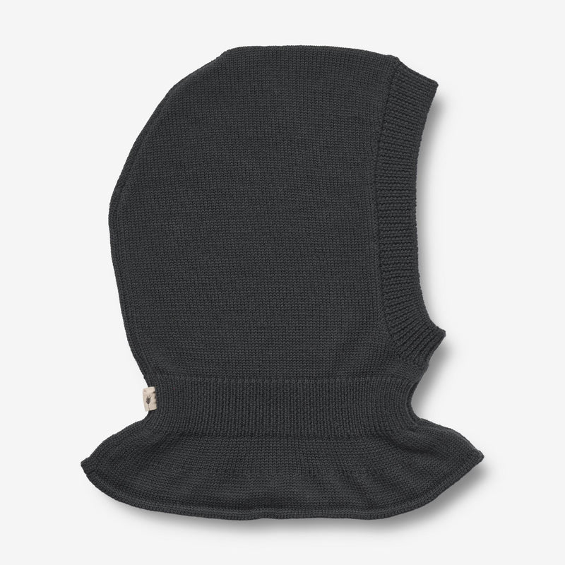 Wheat Outerwear Strik Elefanthue Ello | Baby Outerwear acc. 0025 black coal