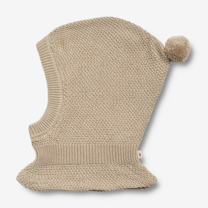Wheat Outerwear Strik Elefanthue Pomi | Baby Outerwear acc. 3231 soft beige