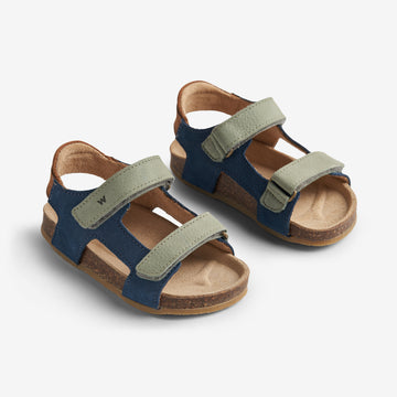 Wheat Footwear Kork Sandal Corey Sandal 1043 blue