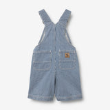 Wheat Main Kort Smækbuks Lykke Overall 1185 denim stripe