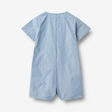 Wheat Main Kort Sommerdragt Frederik Playsuit 9633 blue chambrey