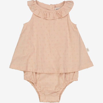 Wheat Main  Kort Sommerdragt Ingeborg | Baby Suit 9112 tan