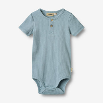 Wheat Main Kortærmert Body Magnus Underwear/Bodies 9419 calm blue