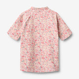 Wheat Main Kortærmet Bade T-shirt Jackie T-Shirt 2526 powder flowers and seashells