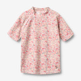Wheat Main Kortærmet Bade T-shirt Jackie T-Shirt 2526 powder flowers and seashells